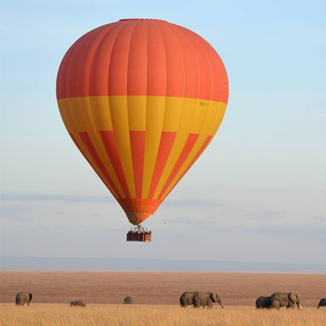 Hot air ballon safari in Masai Mara