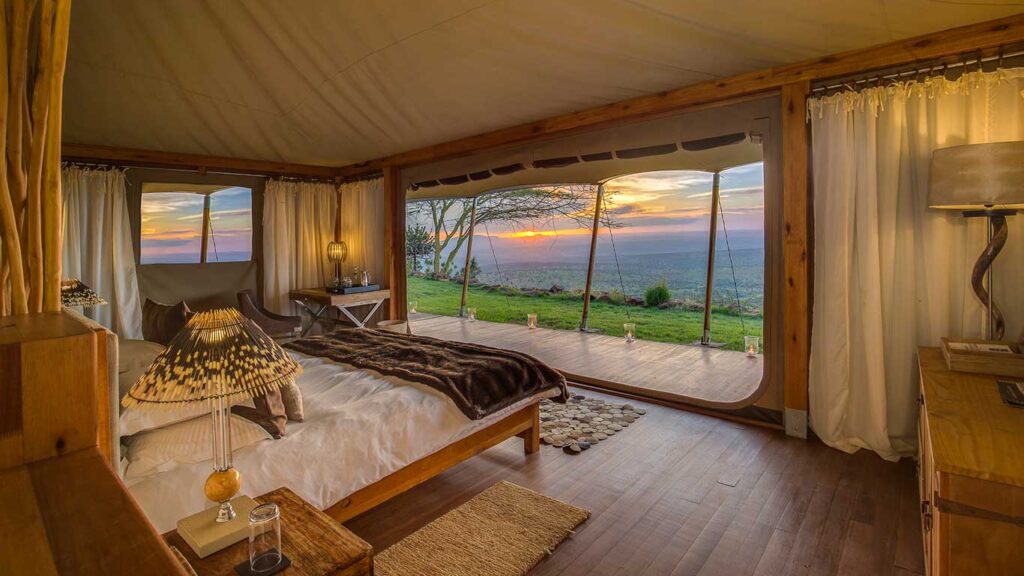 Nortthern Kenya Safaru - accommodation at Loisaba Tented Camp