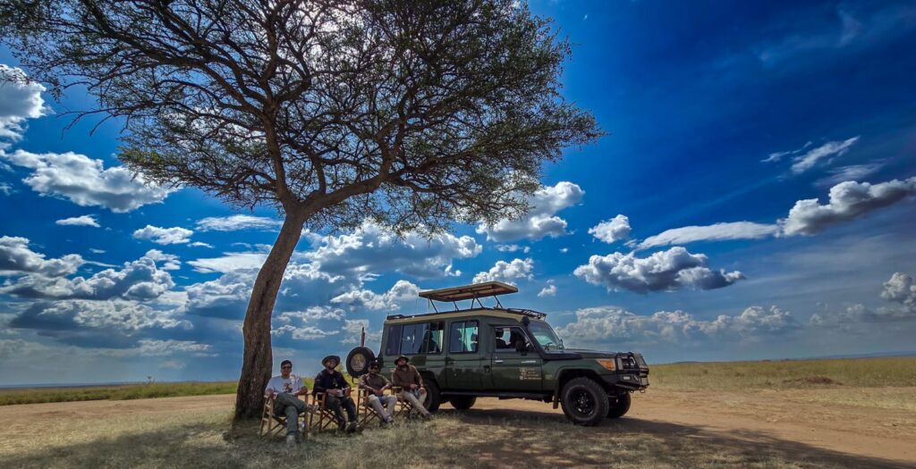 road vs fly-in safari