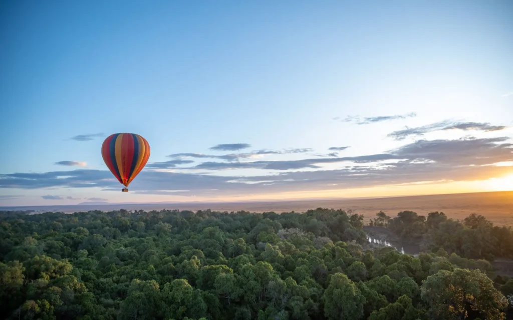 Masai Mara balloon flight start time