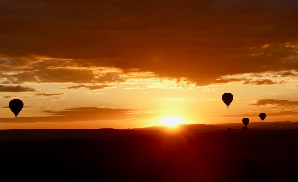 hot air balloon safari
